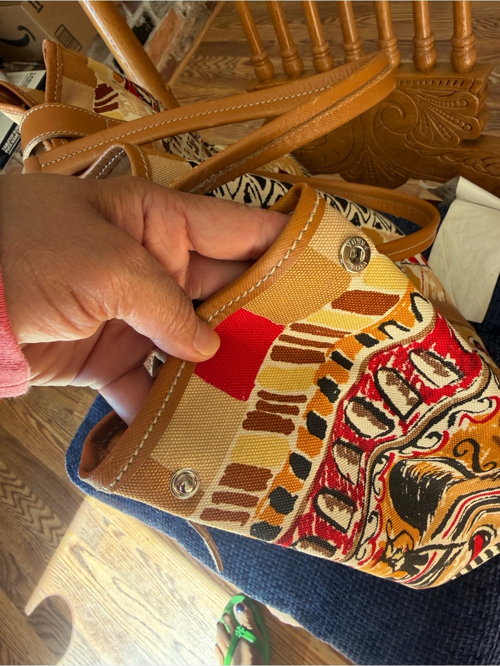 Prada Canvas Bag Close-up - Picture 8 of 13